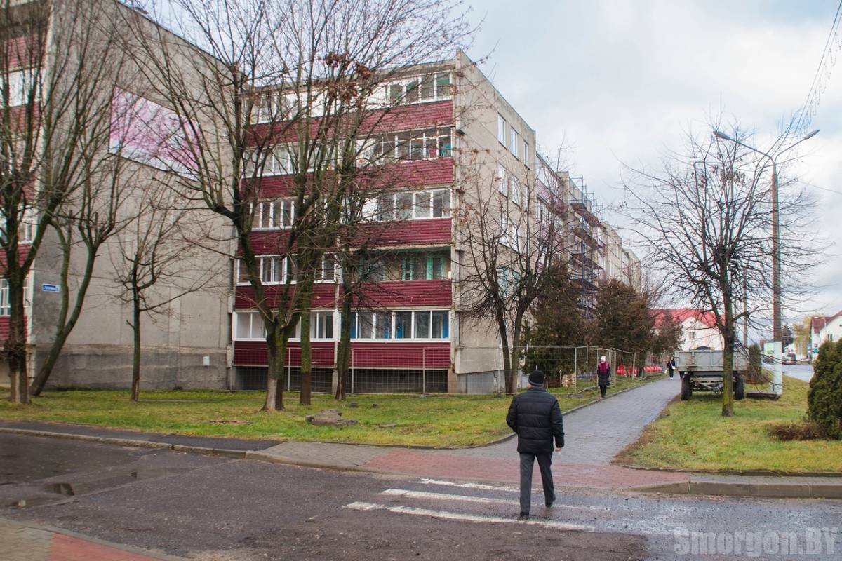 В Сморгони в пятиэтажке по улице Гагарина начался капремонт — Новости  Сморгонь